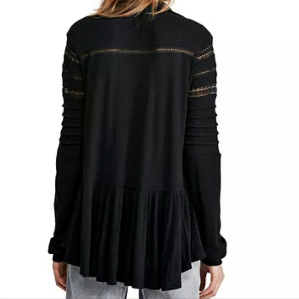 Free People Set to Stun Lace Flowy Boho Top - Picture 13 of 15